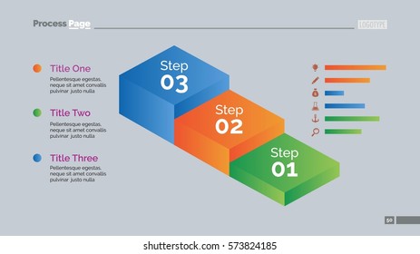 Three Steps Diagram Slide Template