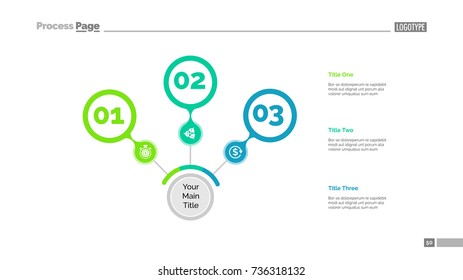 Three Steps Strategy Slide Template Stock Vector (Royalty Free ...