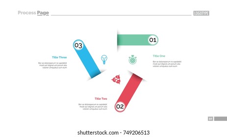 Three Steps Strategy Slide Template