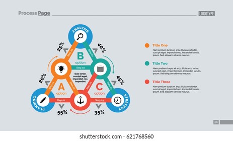 Three Steps Structure Slide Template