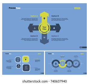 Three Strategy Slide Templates Set