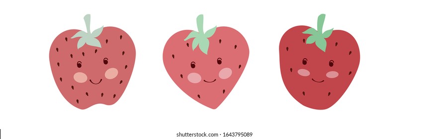 Three sweet strawberries for every taste