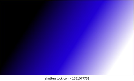 Three tone background with empty overlap gradient fields. Simple black, blue and white vector background