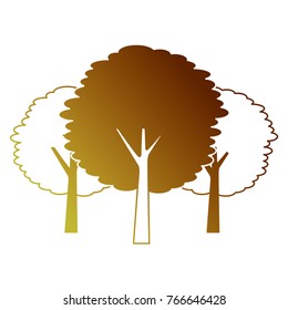 three tree plant botanical natural