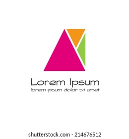 Three triangles logo