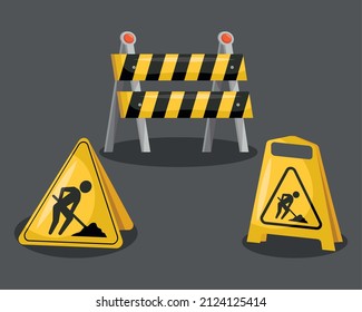three under construction set signals