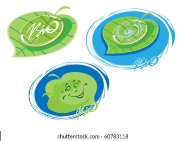 Three variants of the mark for environmentally friendly  products