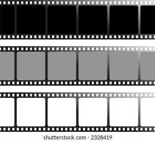 three variation of drawn film that can be used as a place holder