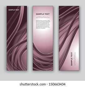 Three Vector Banners.