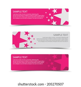 Three vector paper tags.