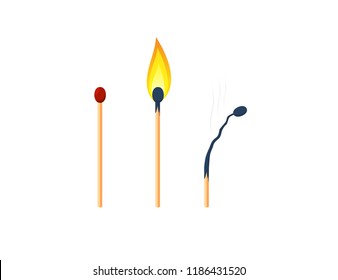 three version of matchsticks