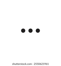 Three vertical dots menu black glyph ui icon. Kebab menu representation. User interface design. Silhouette symbol on white space. Solid pictogram for web, mobile. Isolated vector illustration