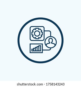 Three way direction arrow icon isolated on white background. Three way direction arrow icon in trendy design style. 
