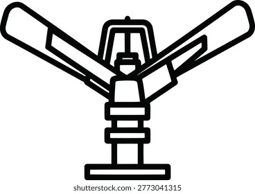 Three way pipe valve connector