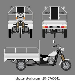 Three Wheel Cargo Tricycle, Three Wheel Motorcycle
