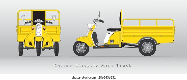 Three Wheel Motorcycle, Cargo Motorcycle, Motor Tricycle Design