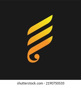 Three Wings Symbolize Size Area Controlled Stock Vector (Royalty Free ...