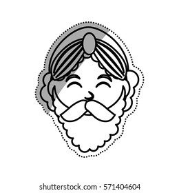 Three wise man cartoon icon vector illustration graphic design