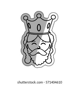 Three wise man cartoon icon vector illustration graphic design