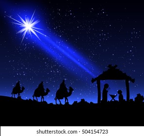 three wise men and Jesus