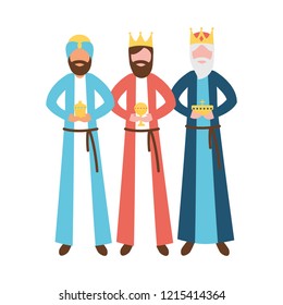 three wise men king with gift epiphany