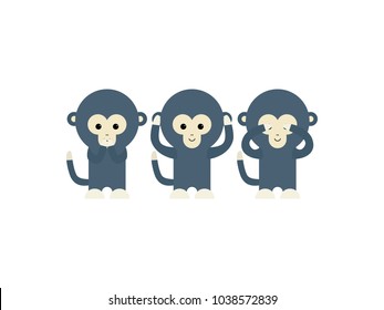 three wise monkeys three mystic apes  there are differing explanations the meaning 