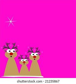 Three wise reindeer