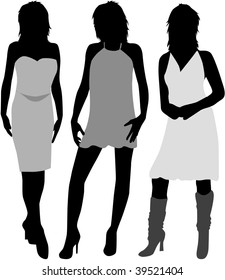 three women