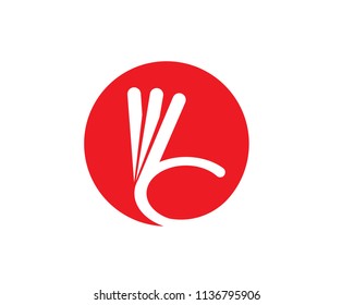 three year warranty logo and symbols hand