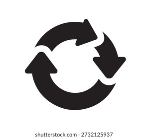A three-arrow circular refresh icon.