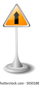 Three-coal sign on a rack