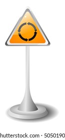 Three-coal sign on a rack