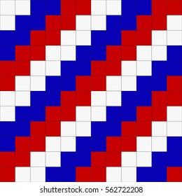three-color pattern design illustration