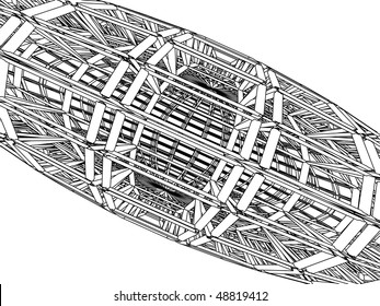 three-dimensional abstract