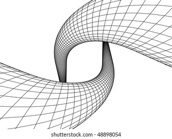 three-dimensional abstract