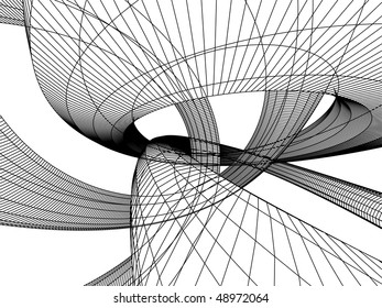 three-dimensional abstract