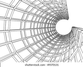 three-dimensional abstract