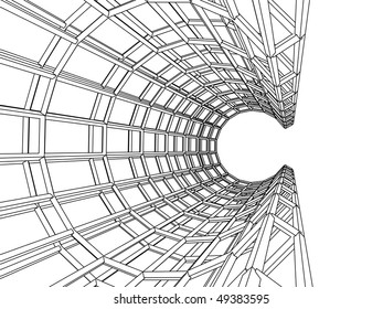 three-dimensional abstract