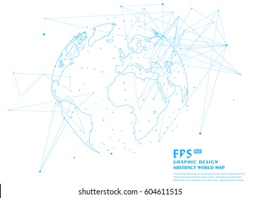 Three-dimensional abstract planet,meaning globalization, internationalization
