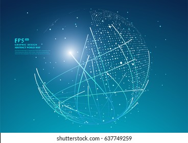 Three-dimensional abstract planet,meaning globalization, internationalization
