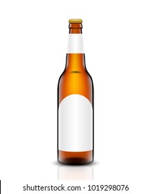 Three-dimensional beer bottle