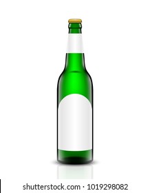 Three-dimensional beer bottle