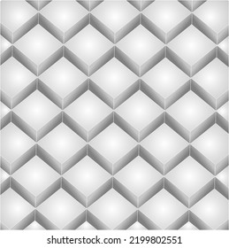 dibujo tridimensional en una base gris

