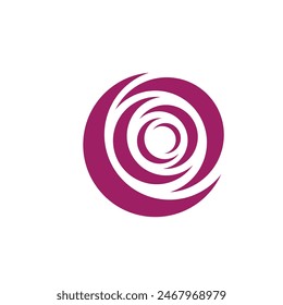 three-dimensional circle illustration design, cool, simple and elegant