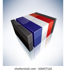 Three-dimensional Flags of Europe: Netherlands