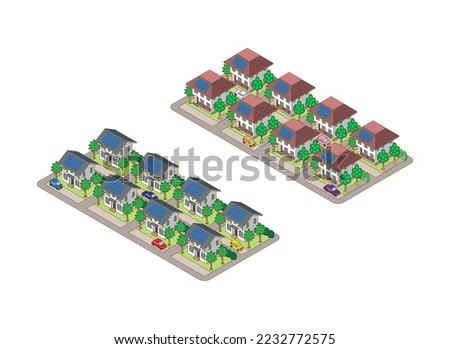 A three-dimensional illustration of a building. Cityscape view.