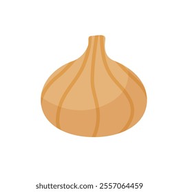 A three-dimensional isometric onion illustration.