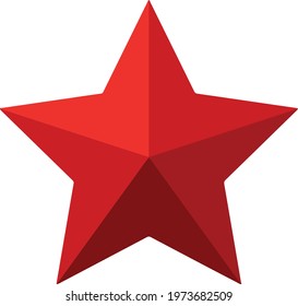Three-dimensional red star isolated on the white background
red star, white background vector