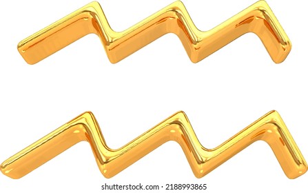 Three-dimensional sign of the zodiac.