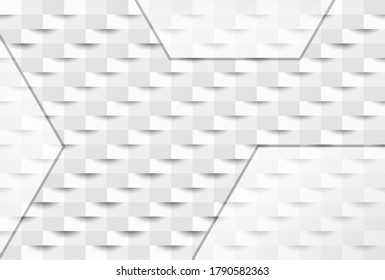 Fondo del espacio de la geometría de silueta tridimensional
